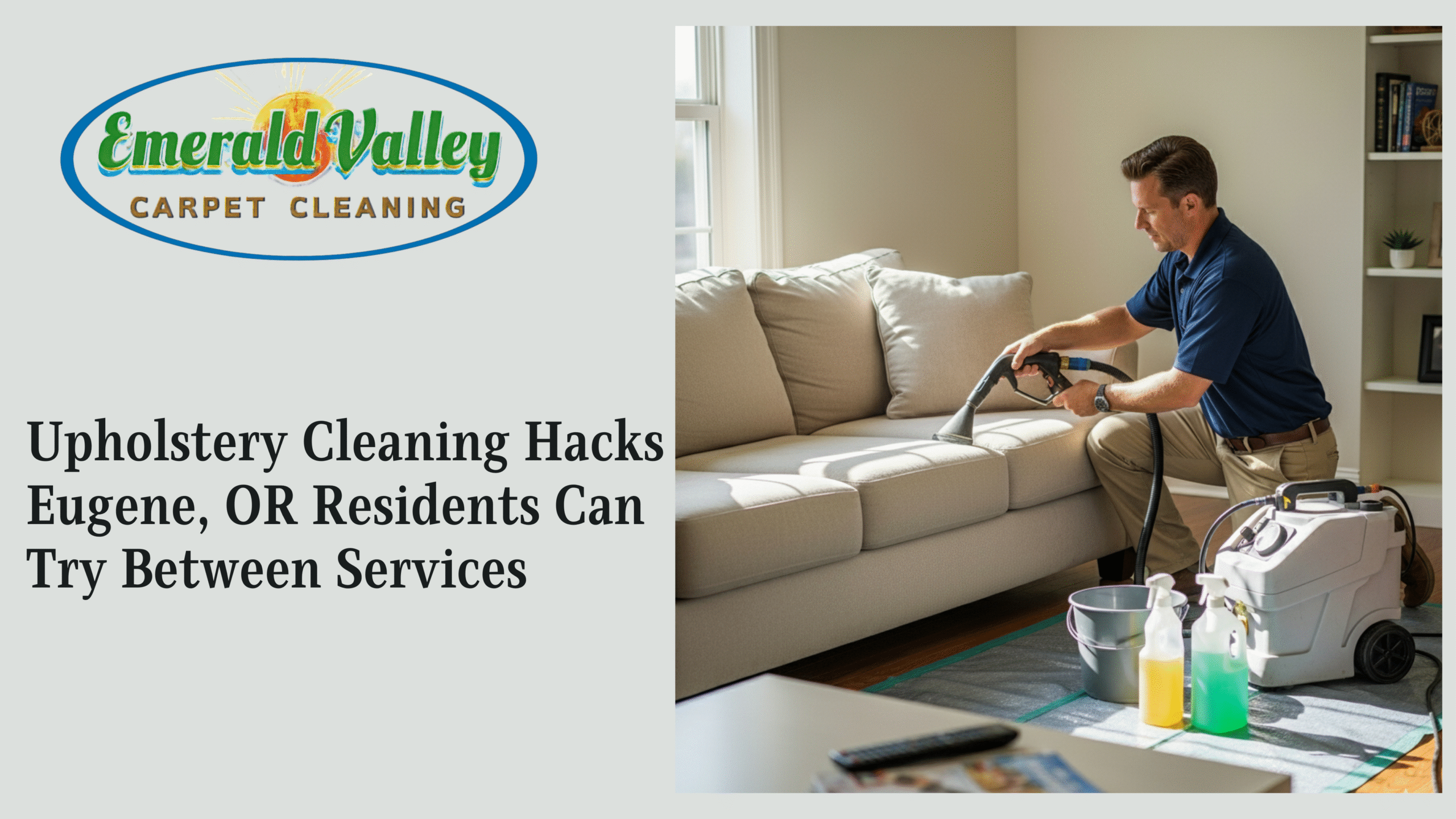 Upholstery Cleaning Hacks Eugene, OR Residents Can Try Between Services