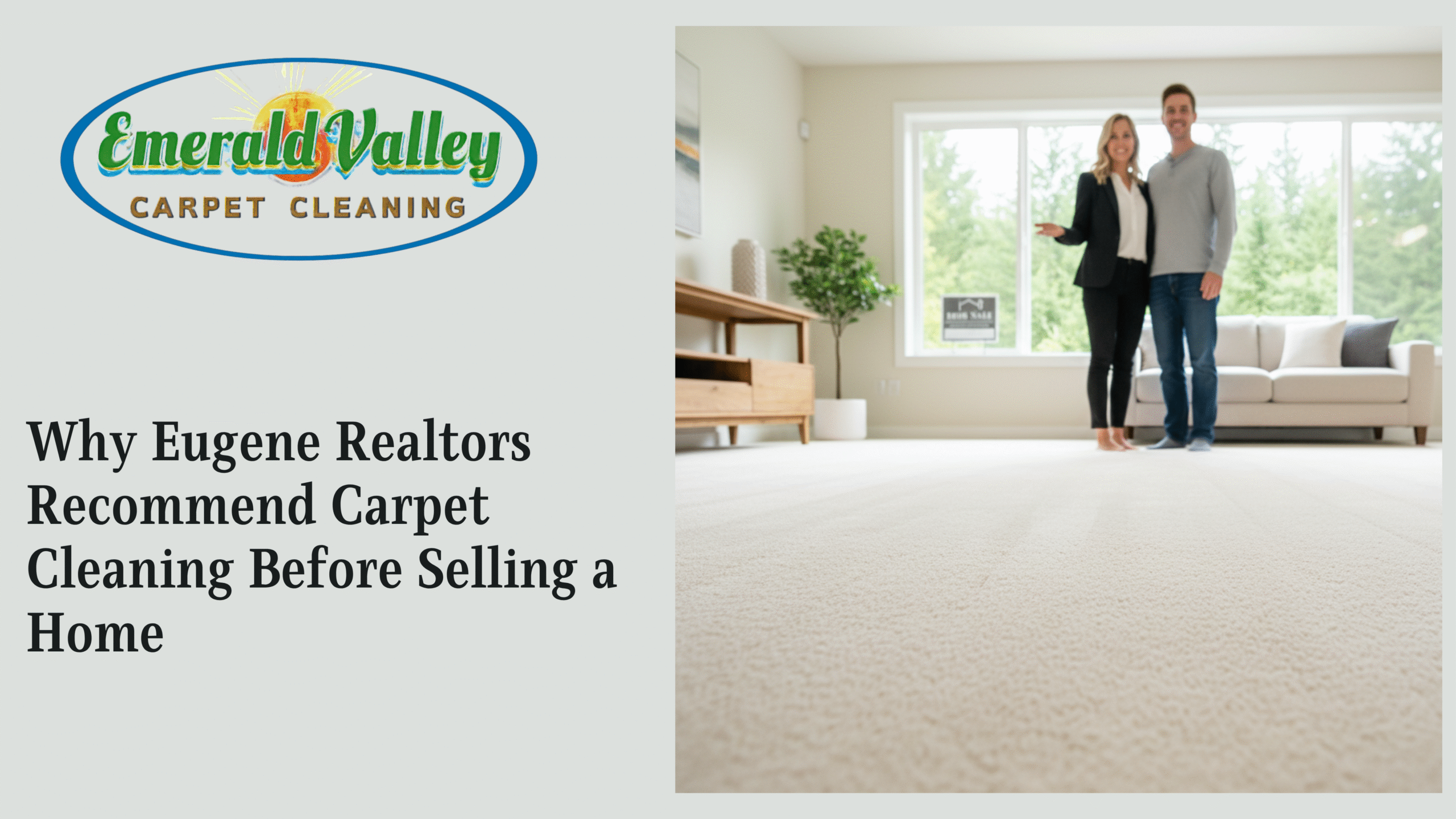 Why Eugene Realtors Recommend Carpet Cleaning Before Selling a Home