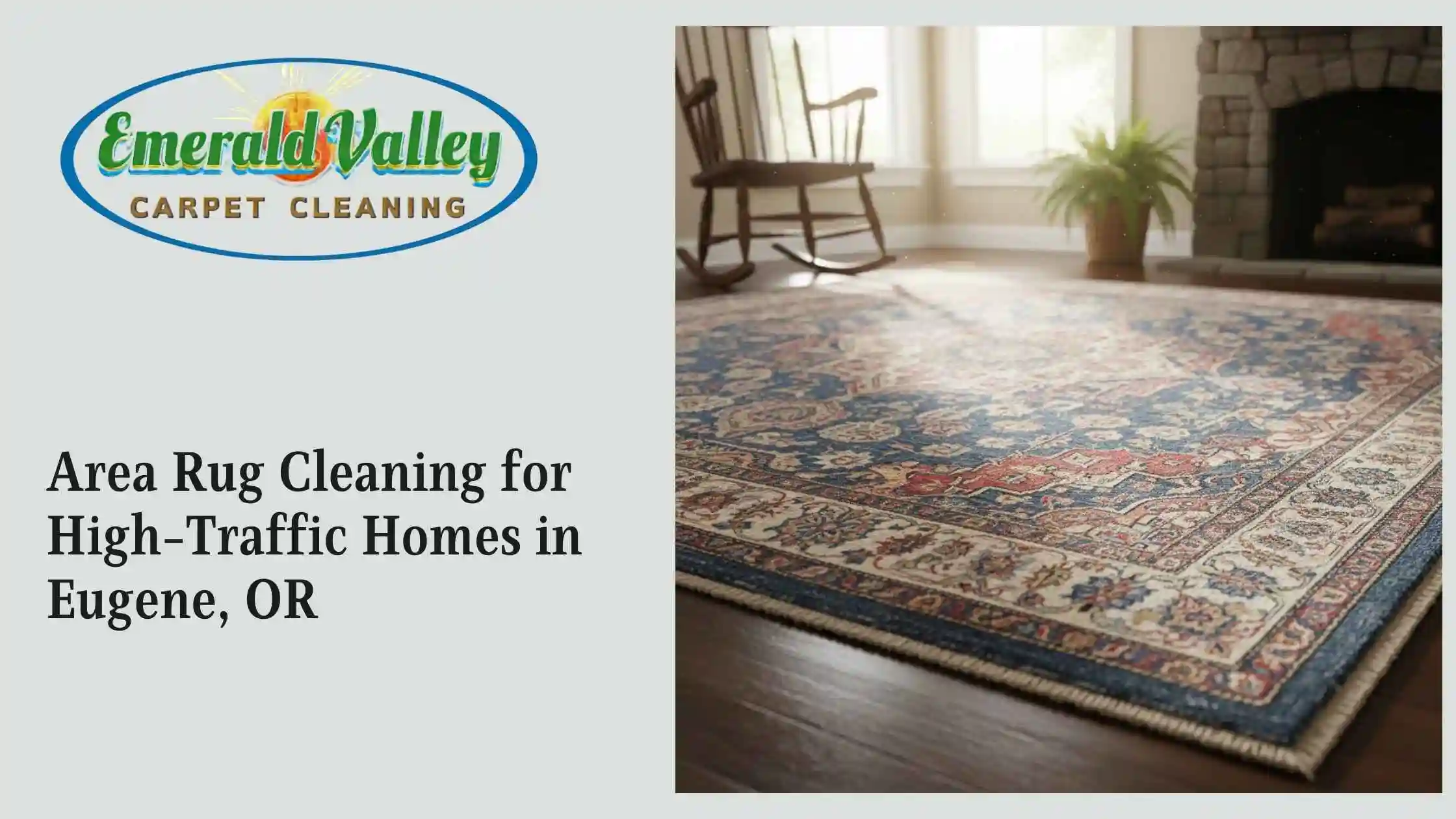 Area Rug Cleaning for High-Traffic Homes in Eugene, OR