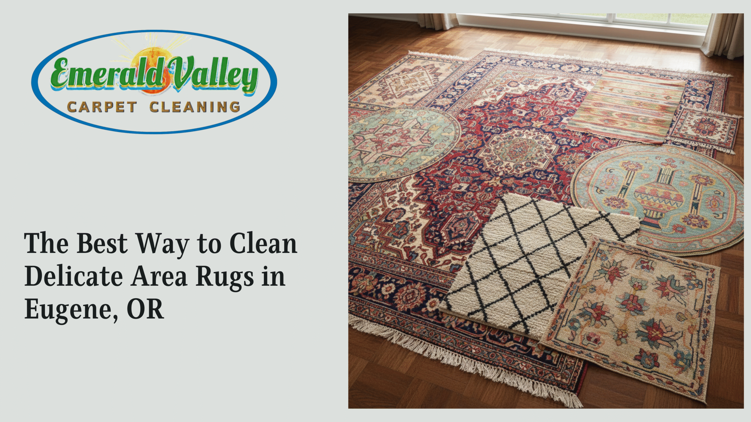 The Best Way to Clean Delicate Area Rugs in Eugene, OR