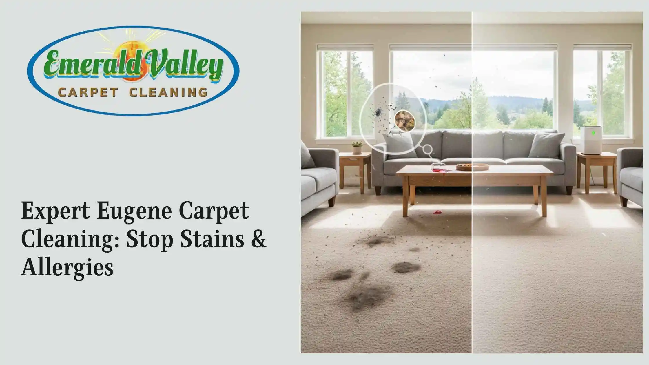 Expert Eugene Carpet Cleaning: Stop Stains & Allergies