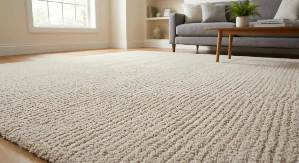clean residential carpet with visible carpet texture (no people, no cleaning equipment).