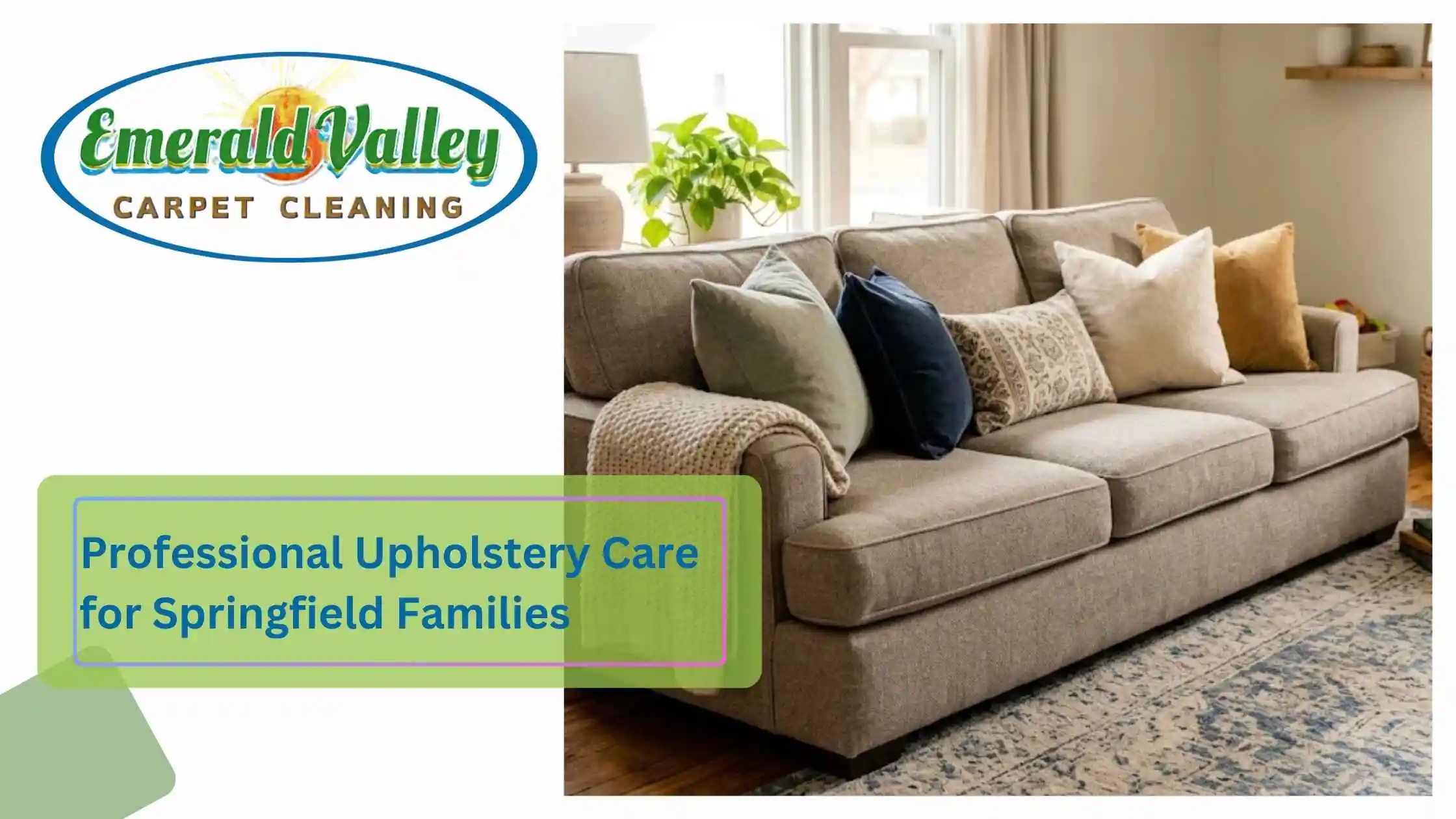 Professional Upholstery Care for Springfield Families