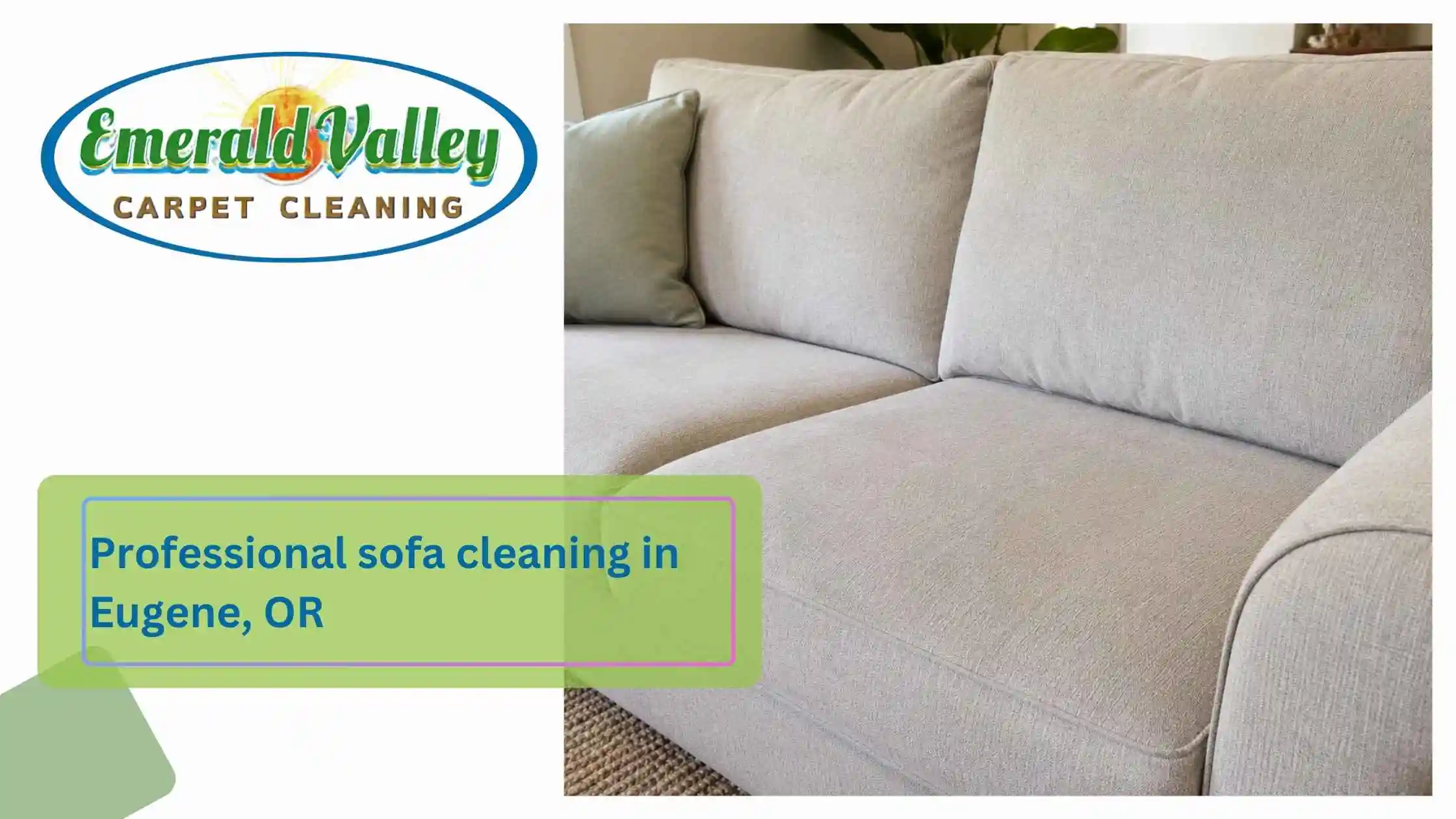Professional sofa cleaning in Eugene, OR