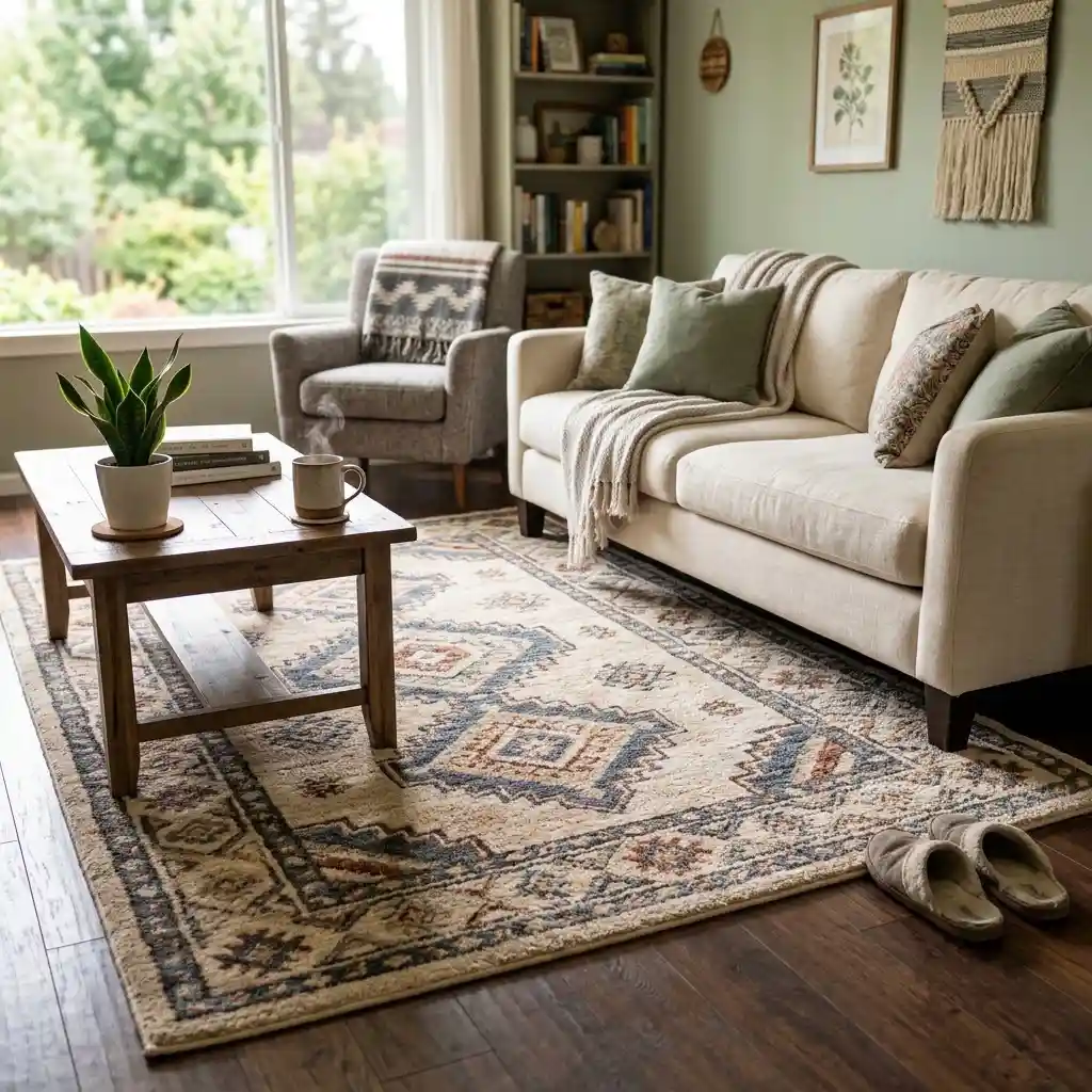 Freshly cleaned carpet in a healthy, comfortable Eugene home
